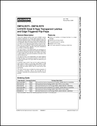 DM74LS373WMX datasheet:  Octal D-Type Transparent Latches and Edge-Triggered Flip-Flops DM74LS373WMX