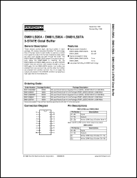 DM81LS96AWM datasheet:  3-STATE Octal Buffer DM81LS96AWM