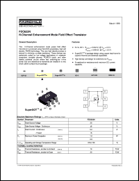 FDC633N datasheet:  N-Channel Enhancement Mode Field Effect Transistor FDC633N