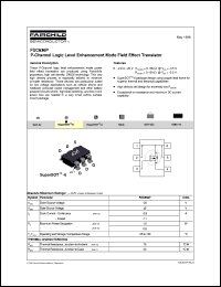 FDC636P datasheet:  P-Channel Logic Level Enhancement Mode Field Effect Transistor FDC636P