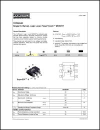 FDC655AN datasheet:  Single N-Channel Logic Level PowerTrench® MOSFET FDC655AN