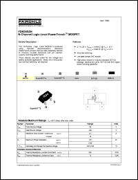 FDN359AN datasheet:  N-Channel Logic Level PowerTrench® MOSFET FDN359AN