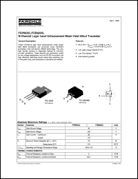 FDP6035L datasheet:  N-Channel Logic Level Enhancement Mode Field Effect Transistor FDP6035L
