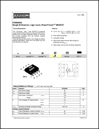 FDS6680A datasheet:  Single N-Channel, Logic Level, Power Trench, MOSFET FDS6680A