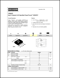 FDS6875 datasheet:  Dual P-Channel 2.5V Specified PowerTrench® MOSFET FDS6875