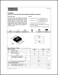 FDS8928A datasheet:  Dual N & P-Channel Enhancement Mode Field Effect Transistor FDS8928A