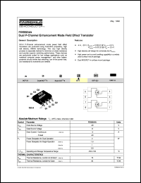 FDS8934A datasheet:  Dual P-Channel Enhancement Mode Field Effect Transistor FDS8934A