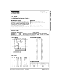 FST16209MEAX datasheet:  18-Bit Bus Exchange Switch FST16209MEAX