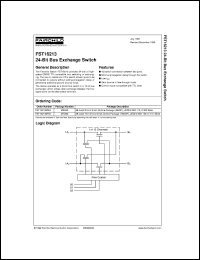 FST16213MEA datasheet:  24-Bit Bus Exchange Switch FST16213MEA