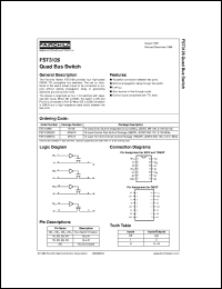 FST3126M datasheet:  Quad Bus Switch FST3126M