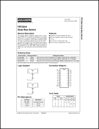 FST3244WM datasheet:  Octal Bus Switch FST3244WM