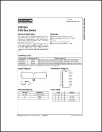 FST3345MTCX datasheet:  8-Bit Bus Switch FST3345MTCX