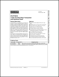 GTLP16616MEA datasheet:  17-Bit TTL/GTLP Bus Transceiver with Buffered Clock GTLP16616MEA