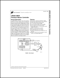 LM628N-8 datasheet: Precision Motion Controller LM628N-8