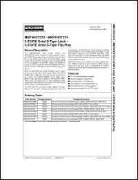 MM74HCT373WM datasheet:  3-STATE Octal D-Type Latch MM74HCT373WM