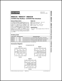 MM80C95N datasheet:  3-STATE Hex Buffer/Inverters MM80C95N