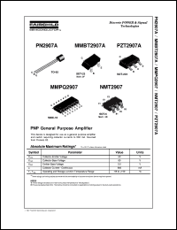 MMBT2907A datasheet:  PNP General Purpose Amplifier MMBT2907A