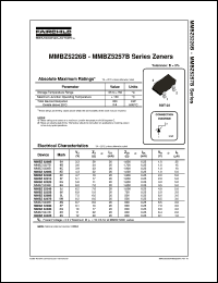 MMBZ5234B datasheet:  Series Zeners MMBZ5234B