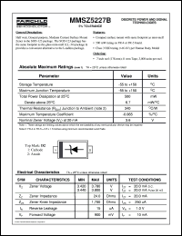 MMSZ5227B datasheet:  SOD123  Zener MMSZ5227B