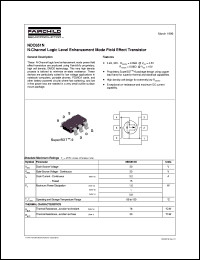 NDC651N datasheet:  N-Channel Logic Level Enhancement Mode Field Effect Transistor NDC651N
