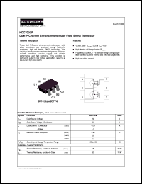 NDC7003P datasheet:  Dual P-Channel Logic Level Enhancement Mode Field Effect Transistor NDC7003P