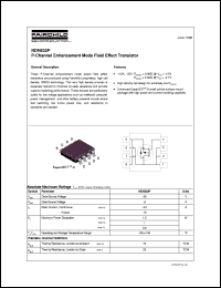 NDH832P datasheet:  P-Channel Enhancement Mode Field Effect Transistor NDH832P
