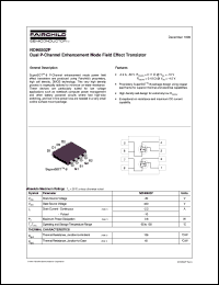 NDH8502P datasheet:  Dual P-Channel Enhancement Mode Field Effect Transistor [Not recommended for new designs] NDH8502P