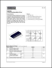 NDM3000 datasheet:  3 Phase Brushless Motor Driver NDM3000