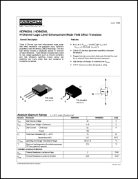 NDP6030L datasheet:  N-Channel Logic Level Enhancement Mode Field Effect Transistor NDP6030L
