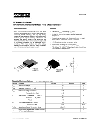 NDP6060 datasheet:  N-Channel Enhancement Mode Field Effect Transistor NDP6060