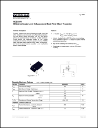 NDS335N datasheet:  N-Channel Logic Level Enhancement Mode Field Effect Transistor NDS335N
