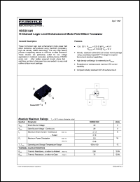 NDS351AN datasheet:  N-Channel Logic Level Enhancement Mode Field Effect Transistor NDS351AN