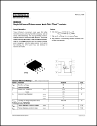 NDS8410 datasheet:  Single N-Channel Enhancement Mode Field Effect Transistor NDS8410