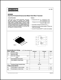 NDS8928 datasheet:  Dual N & P-Channel Enhancement Mode Field Effect Transistor [Life-time buy] NDS8928