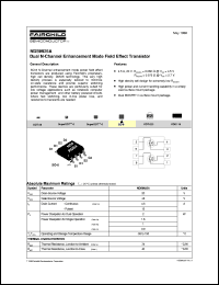 NDS9925A datasheet:  Dual N-Channel Enhancement Mode Field Effect Transistor NDS9925A