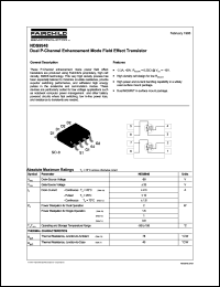 NDS9948 datasheet:  Dual P-Channel Enhancement Mode Field Effect Transistor NDS9948