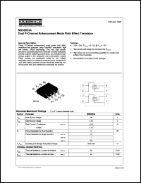 NDS9953A datasheet:   Dual P-Channel Enhancement Mode Field Effect Transistor NDS9953A