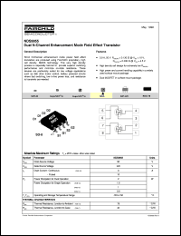 NDS9955 datasheet:   Dual N-Channel Enhancement Mode Field Effect Transistor NDS9955