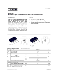 NDT410EL datasheet:  N-Channel Logic Level Enhancement Mode Field Effect Transistor NDT410EL