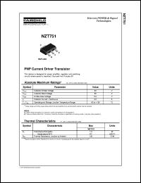 NZT751 datasheet:   PNP Current Driver Transistor NZT751