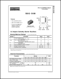 S100 datasheet:  1.0 Ampere Schottky Barrier Rectifiers S100