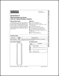 SCAN182541ASSC datasheet:  Non-Inverting Line Driver with 25 Ohm Series Resistor Outputs SCAN182541ASSC