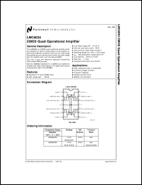 LMC6034IM datasheet: CMOS Quad Operational Amplifier LMC6034IM