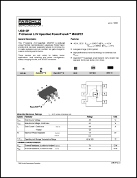USB10P datasheet:  P-Channel 2.5V Specified PowerTrench® MOSFET [Obsolete] USB10P