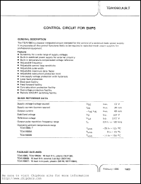 TDA1060A datasheet: Control circuit for SMPS TDA1060A