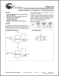 W42C31-06 datasheet: Spread Spectrum Frequency Timing Generator W42C31-06