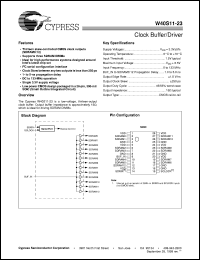 W40S11-23 datasheet: Clock Buffer/Driver W40S11-23