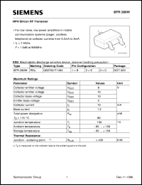 BFR280W datasheet: NPN silicon RF transistor BFR280W