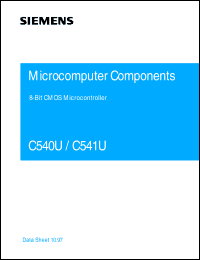 SAB-C541U-1EN datasheet: 8-bit CMOS microcontroller (12 MHz) SAB-C541U-1EN