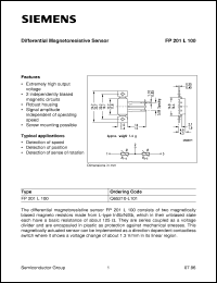 FP201L100 datasheet: Differential magnetoresistive sensor FP201L100
